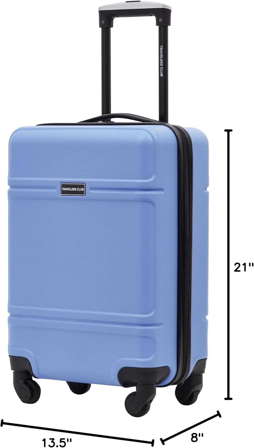 Skyline 22" Carry-On Spinner Luggage, Skyline Blue