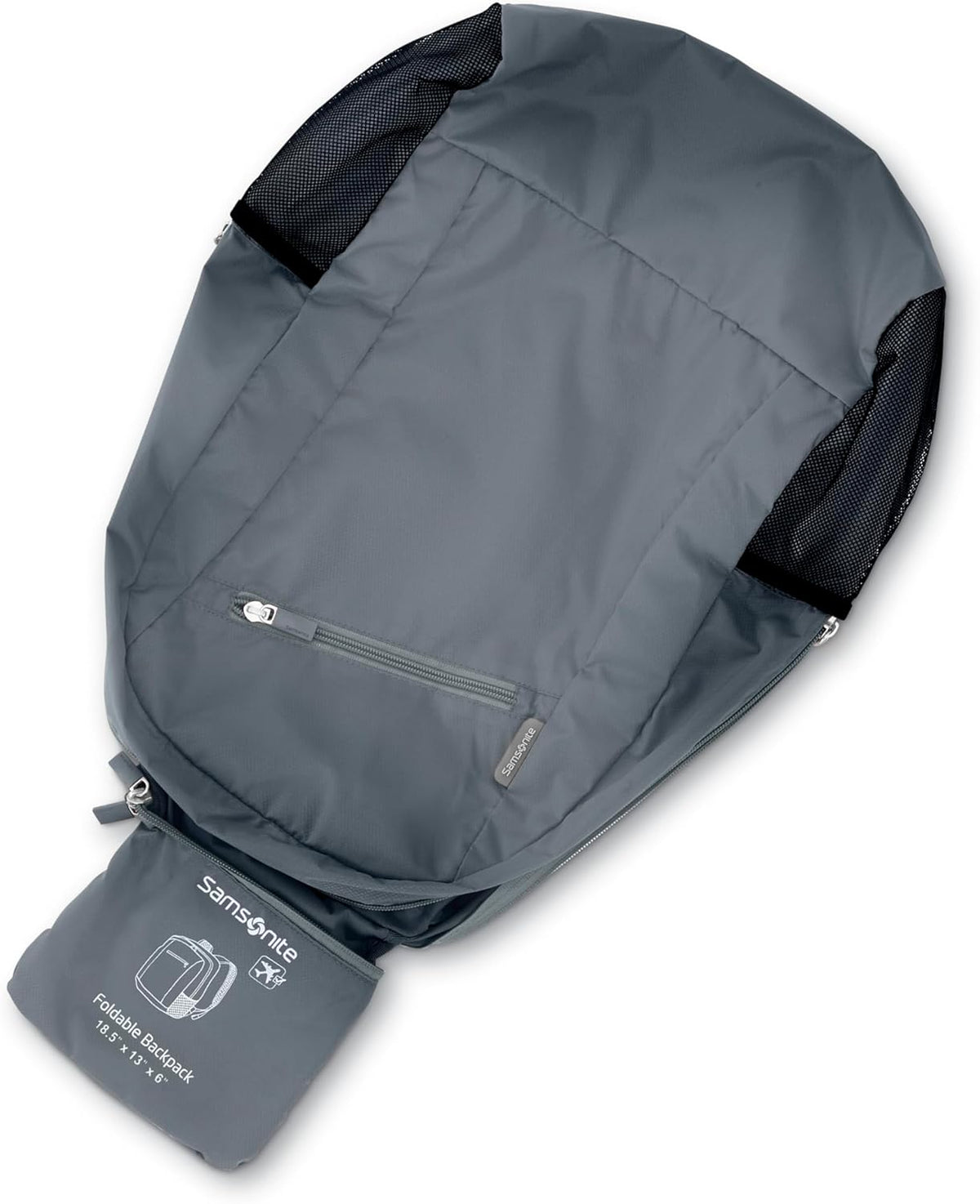 Foldaway Backpack, Black
