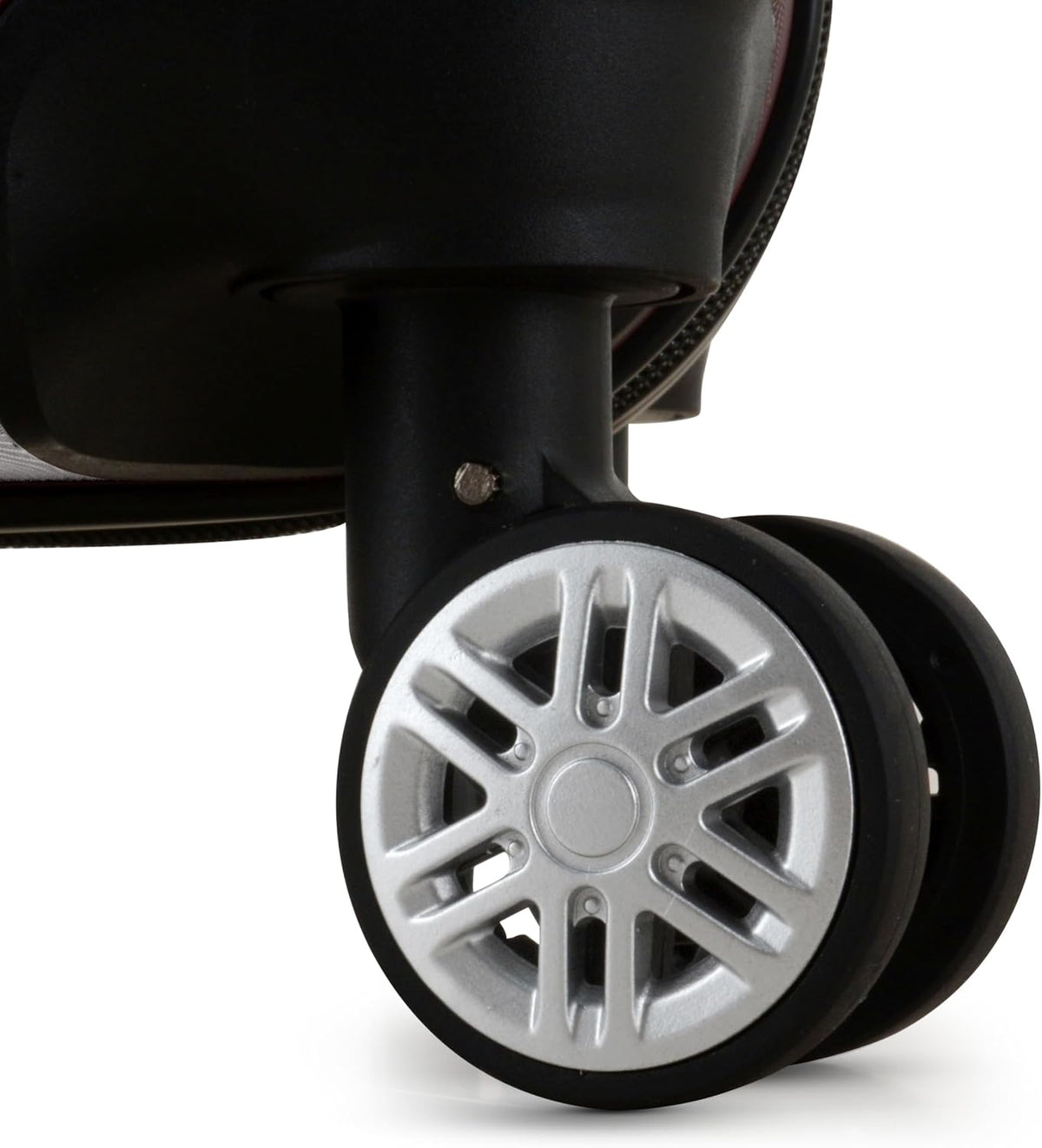 Expandable Hardside Spinner Luggage, Black, 21" Carry-on