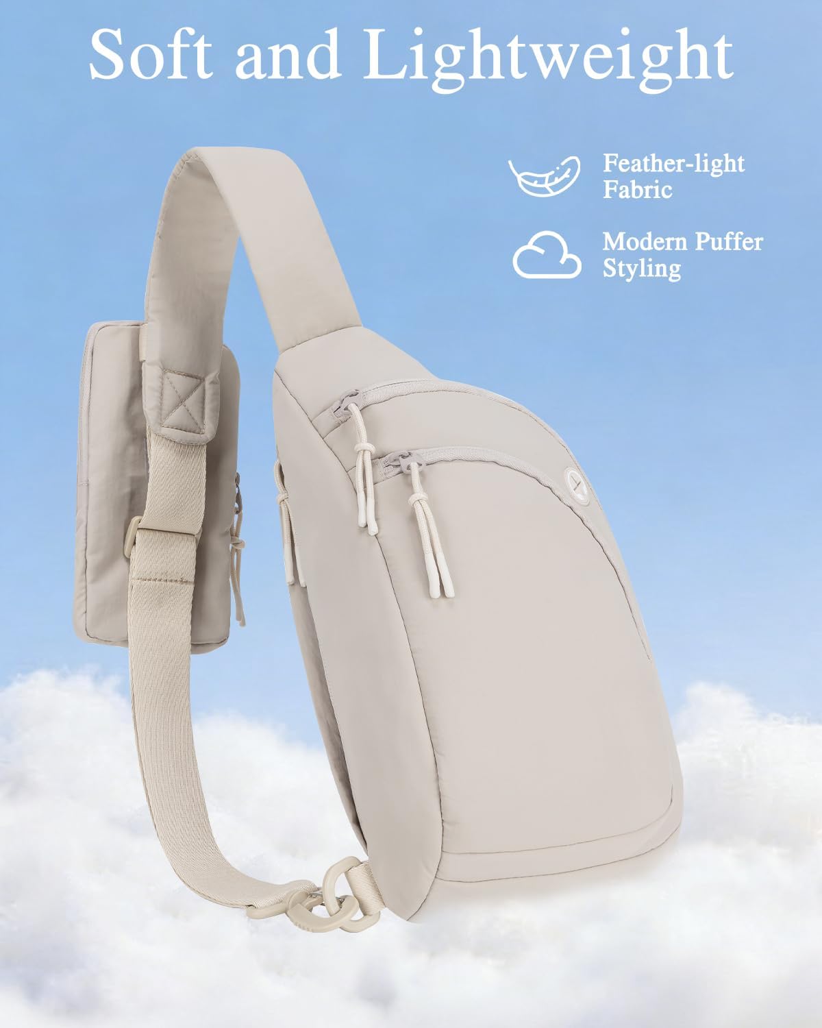 Sling Bag Crossbody Bags for Women with Anti-theft RFID Blocking Pocket | Water Bottle Holder, Adjustable Shoulder Strap, Phone Pocket, Cross Body Travel Purse, Sling Backpack, Tablet Compartment