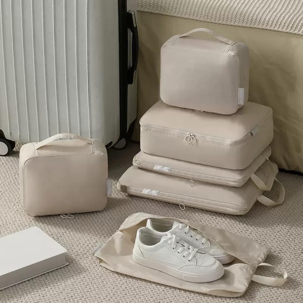 6-Piece Compression Pclothes Storage Bag-for Luggage for Clothing Classification A