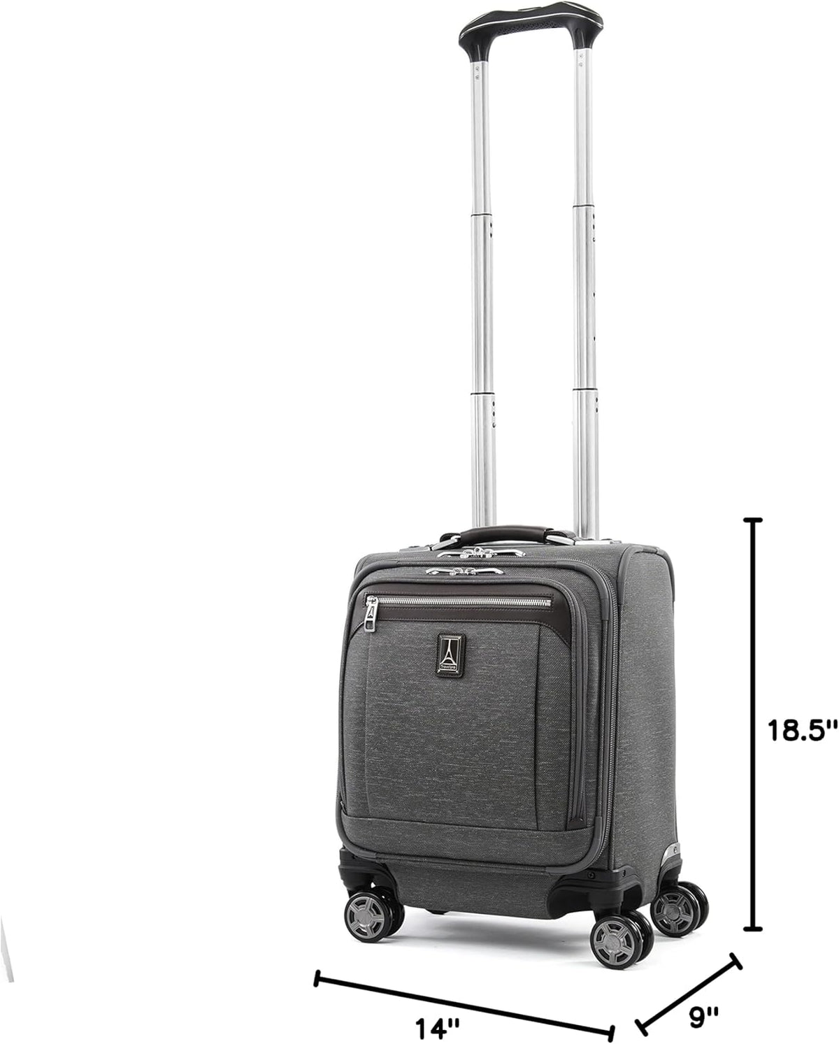 Platinum Elite Underseat Spinner Tote Bag with USB Port