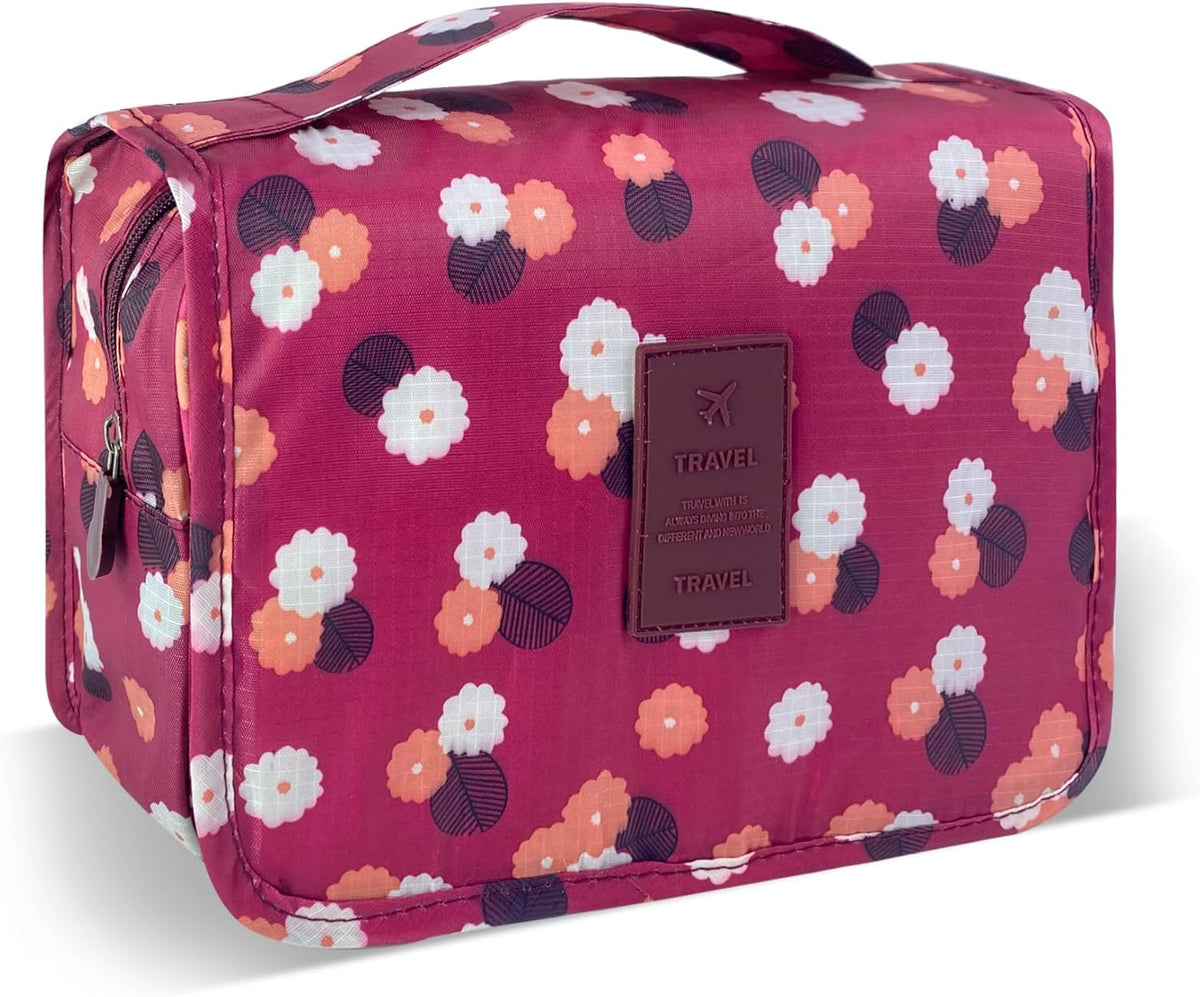 Large Capacity Toiletry Bag Travel Bag with Hanging Hook for Men and Women Waterproof Travel Cosmetic Bag Bathroom Bag,with TSA Approved Zippers Clear Travel Makeup Bag Carry-on