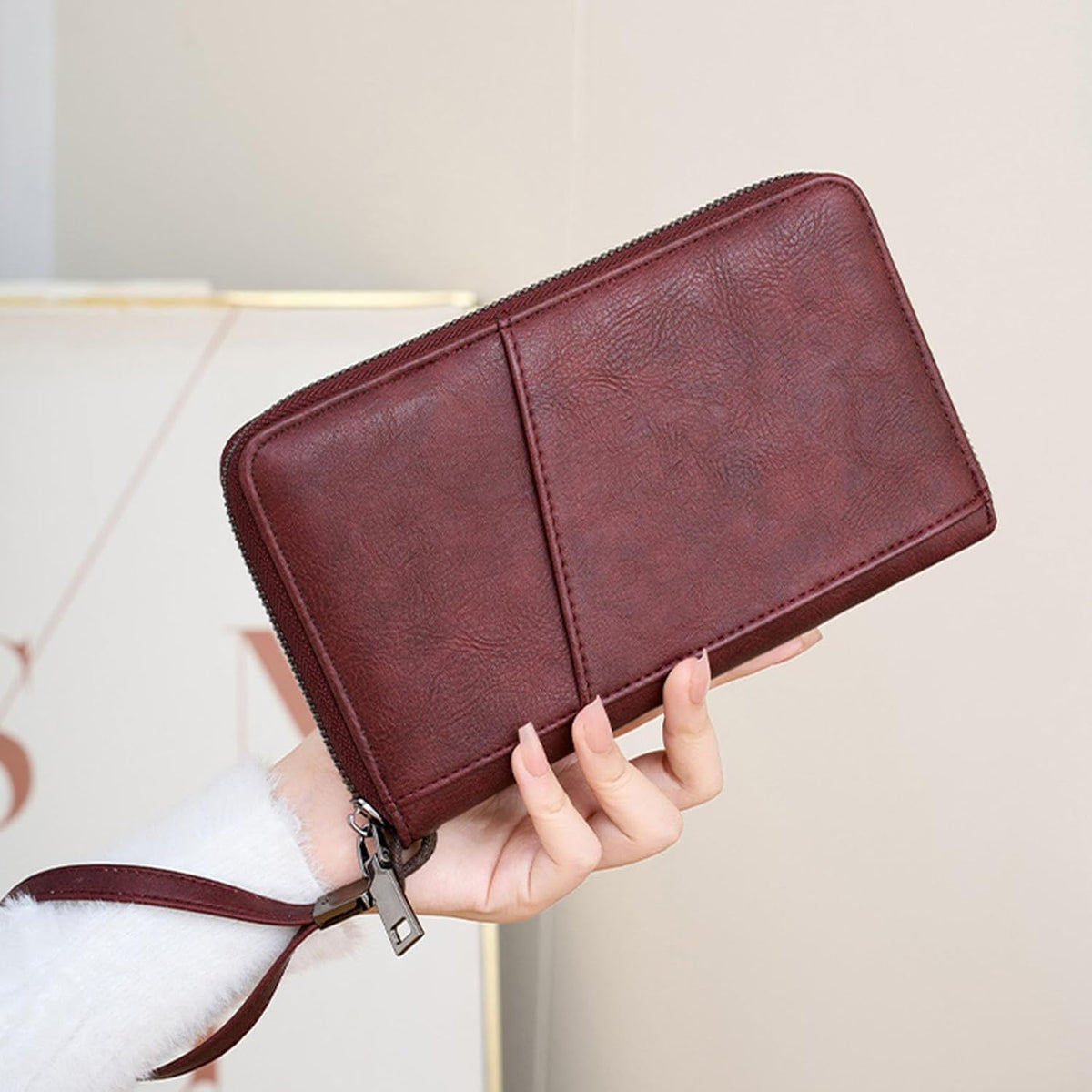 Passport Holder for Travel Women and Men RFID Passport Holder with Zipper Passport Case Passport cover Passport Wallet Travel Essentials and Accessories