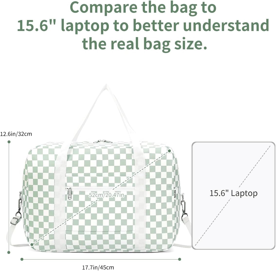 For Spirit Airlines Personal Item Bag Foldable Travel Duffel Bag Tote Carry on Luggage Duffle Overnight for Women and Men