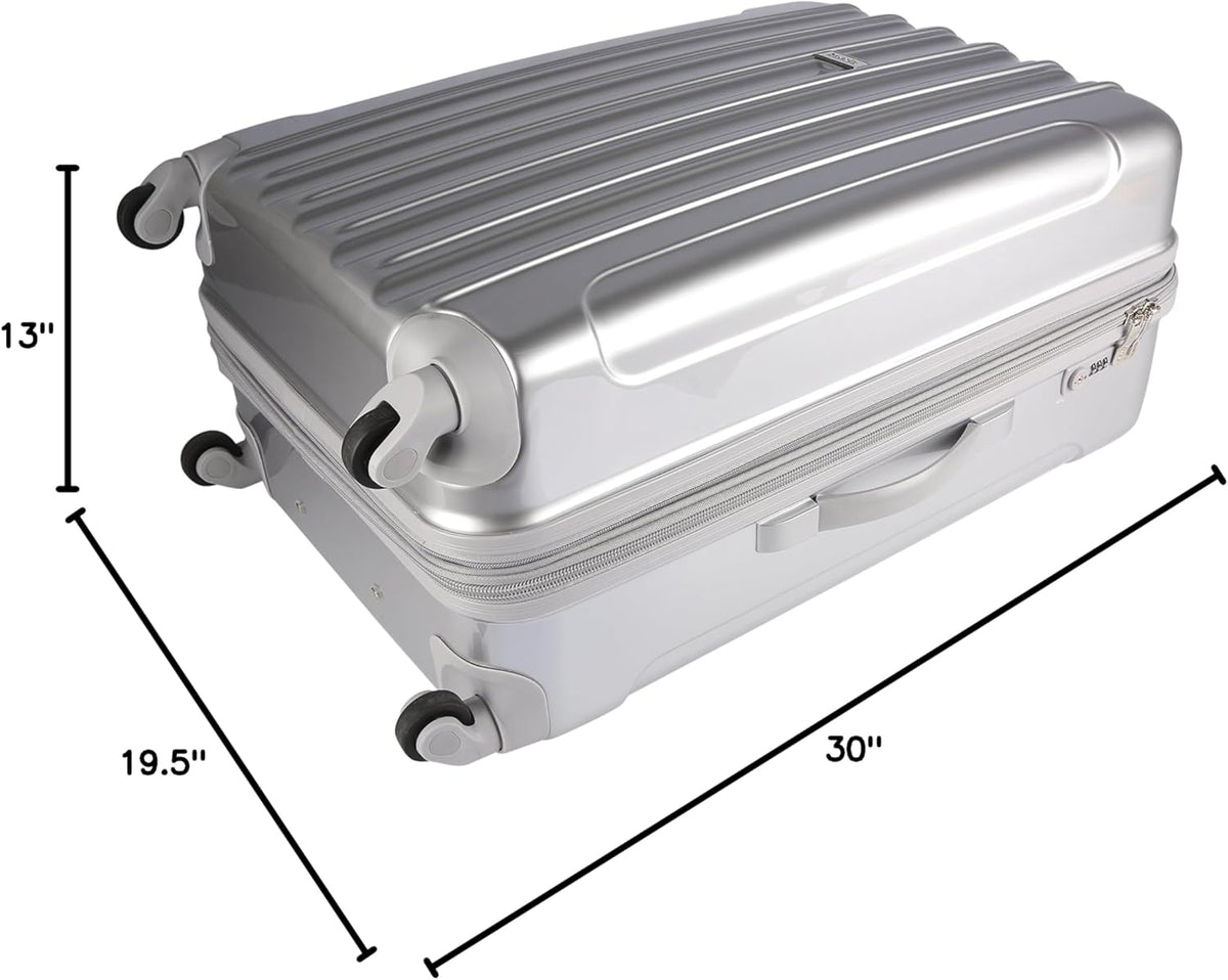kensie 20" "Alma" Carry-On TSA-Lock Spinner Luggage, Opal