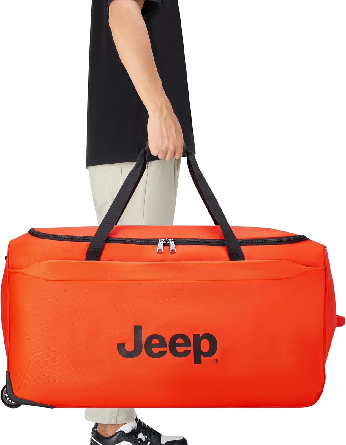 JS009D Two Wheel Rolling Travel Duffle Bag