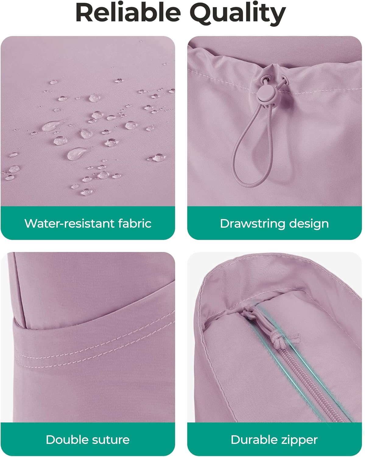 Foldable Tote Bag with Drawstring Bag, Tote Bag Shoulder Bag Top Handle Handbag for Travel, Work, Beach, Gym