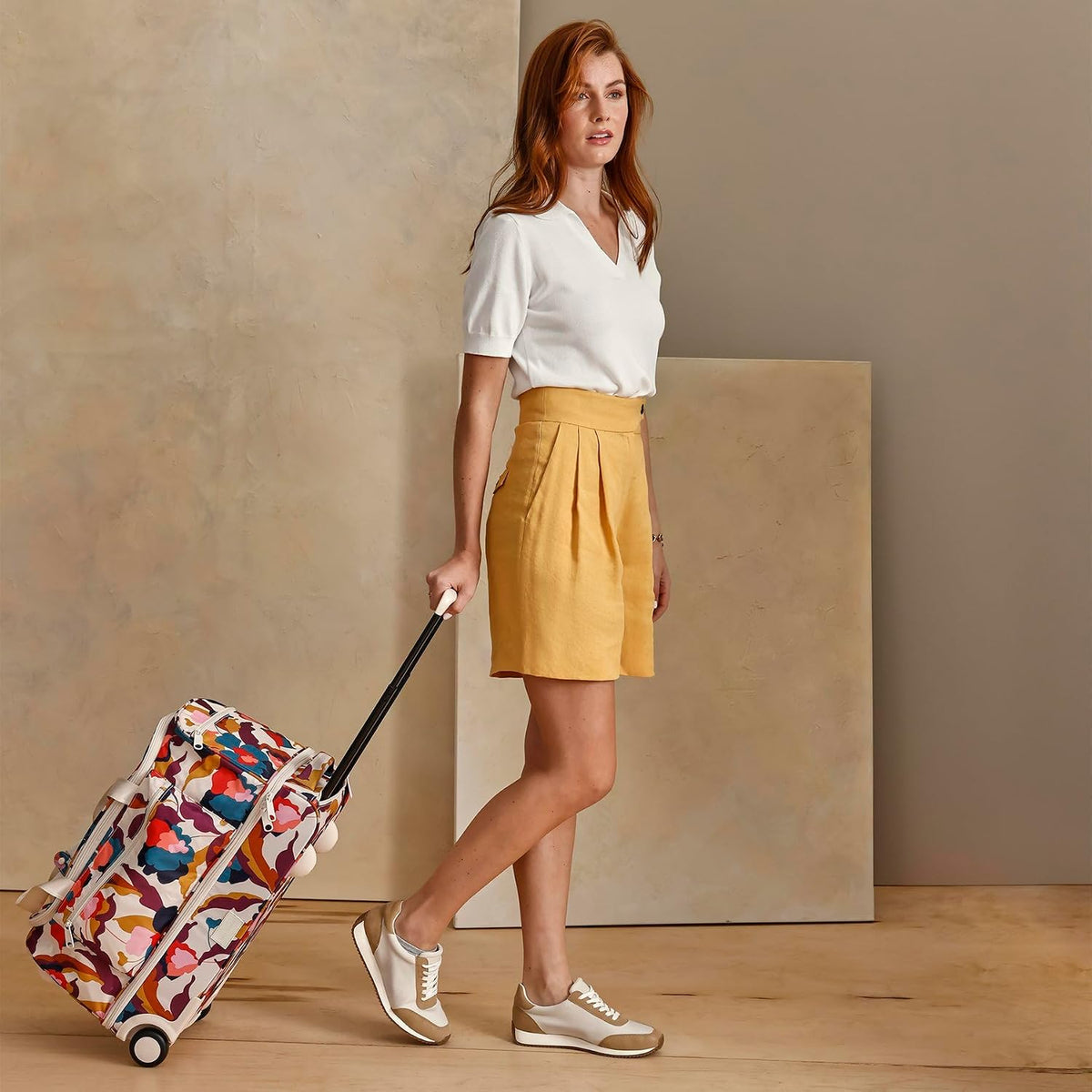 Recycled Ripstop Foldable Rolling Duffel Bag