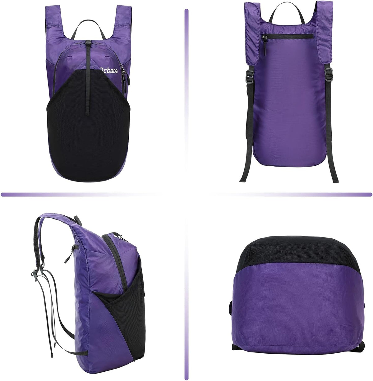 Ultra Lightweight Foldable Backpack,Water Resistant Small Packable Hiking Daypack Outdoor Camping Travel Bag