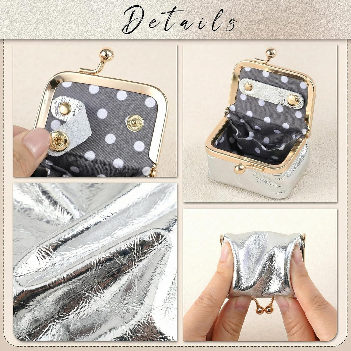 Mini Jewelry Box Travel Small Coin Purse Organizer Case Genuine Leather Tiny Size (B-blue)