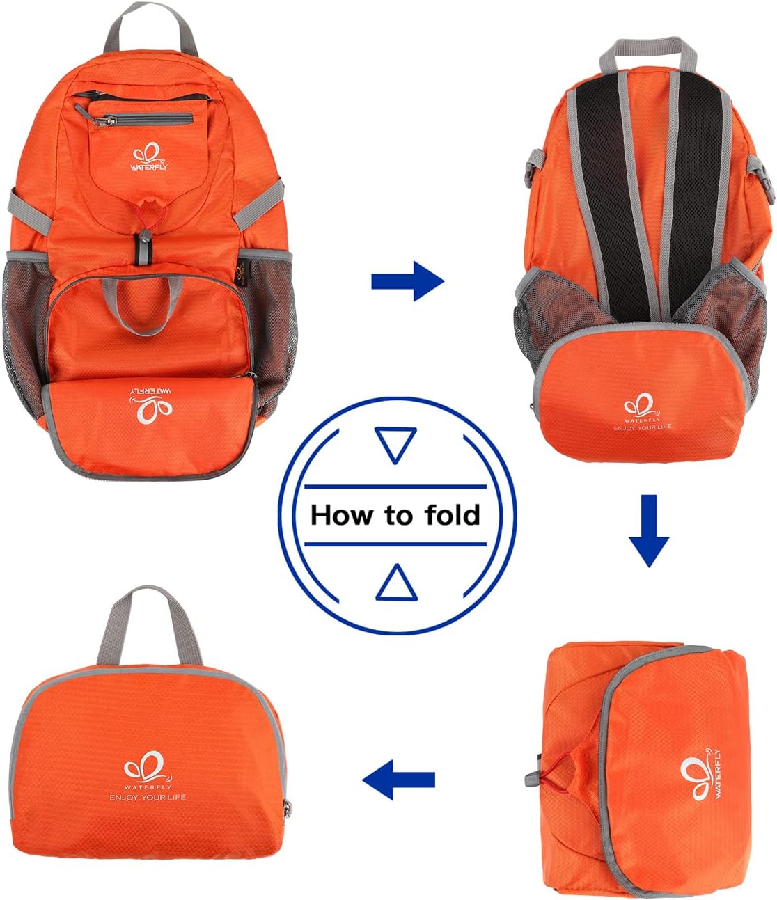Small Lightweight Packable Backpack: 20l Hiking Daypack Man Woman | 20L,Recycled nylon material,Multi-compartment storage,Water-resistant,Everyday carry,Ultra Light Foldable Travel Day Pack