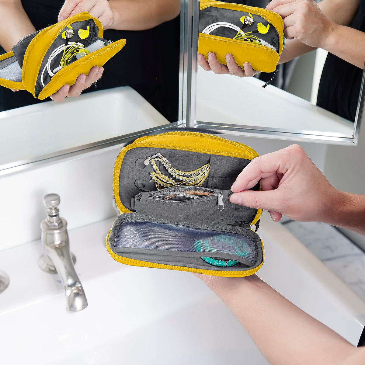 2-in-1 Jewelry & Tech Organizer