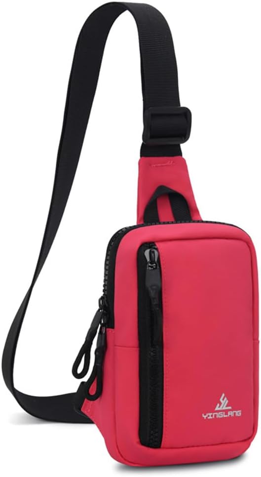 Mini Sling Bag for Men & Women, Waterproof Utility Chest Bag, Lightweight Crossbody Backpack for Hiking Travel Sports | Waterproof fabric