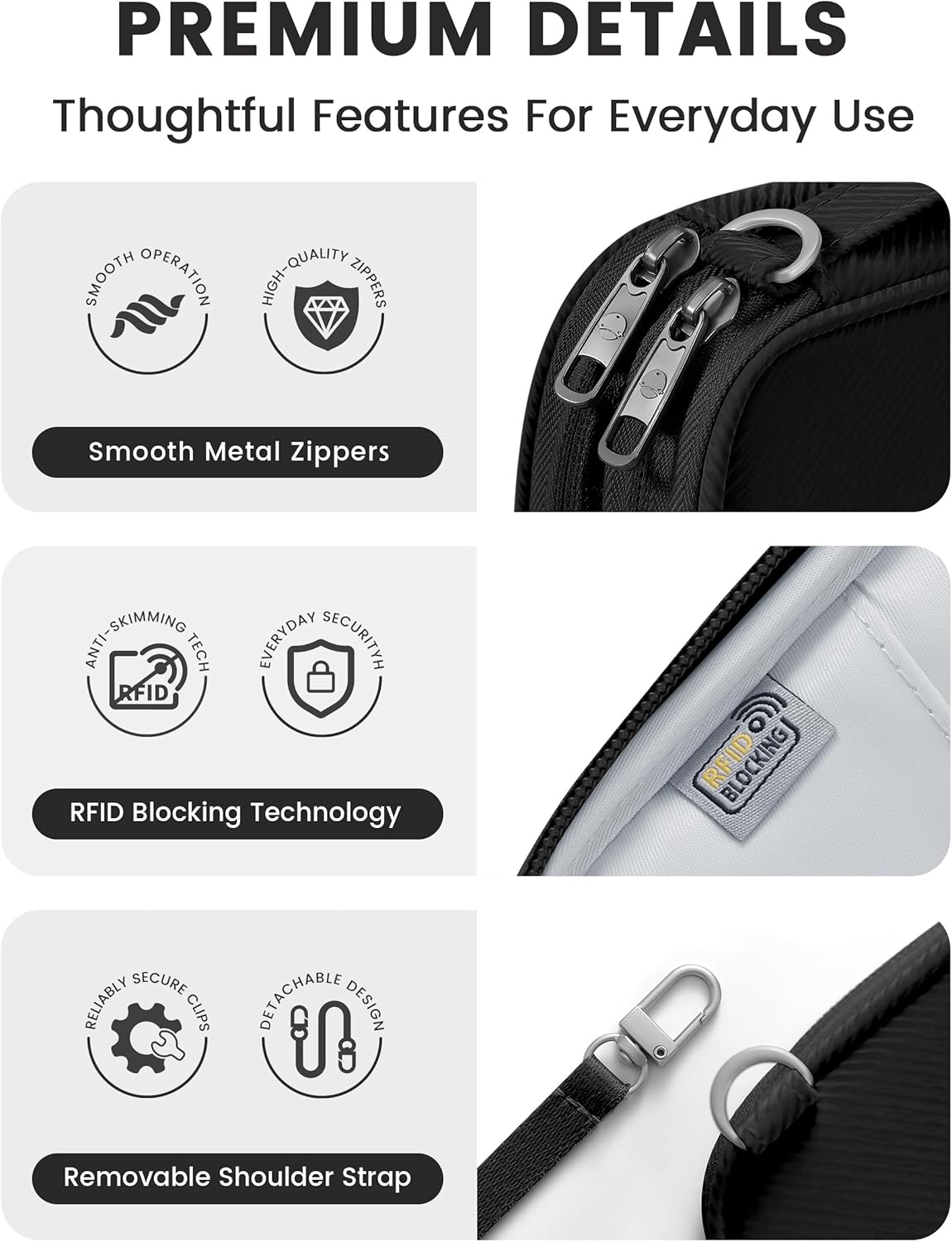 Travelkin Passport Holder For Travel Family, RFID Blocking Passport Wallet | 2-in-1 Travel Organizer, Women Men, Travel document holder, Credit Cards, Cash, Electronic Essentials, Shoulder carry