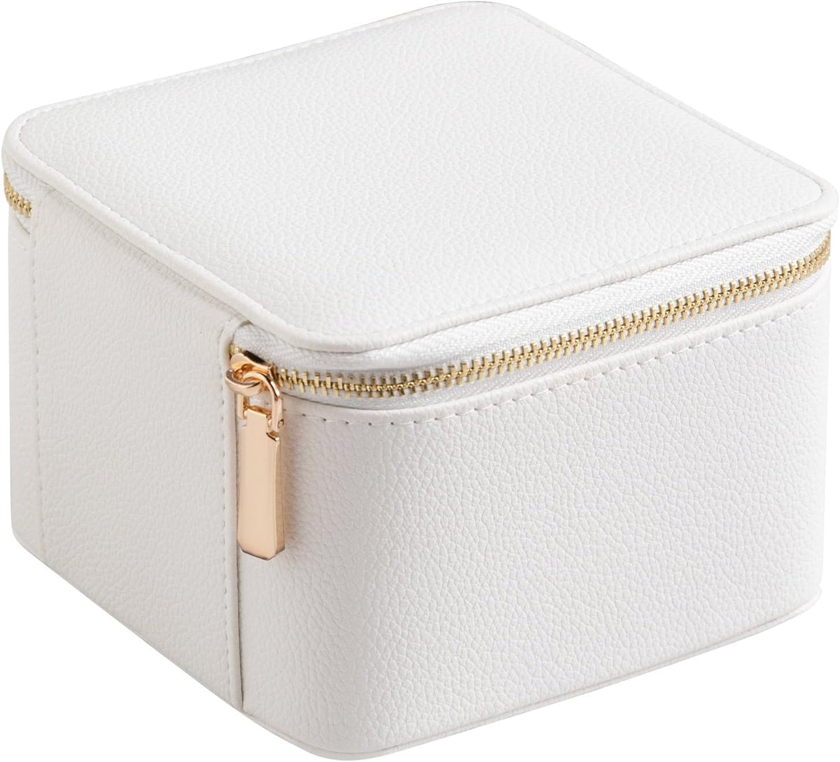Travel Jewelry Case for Women,Small Jewelry Box with 6 Pouches | Portable Jewelry Bag,Travel Accessories,Tangle-free,Visualization Design for Rings, Earrings, Necklace,Smooth Metal Zipper