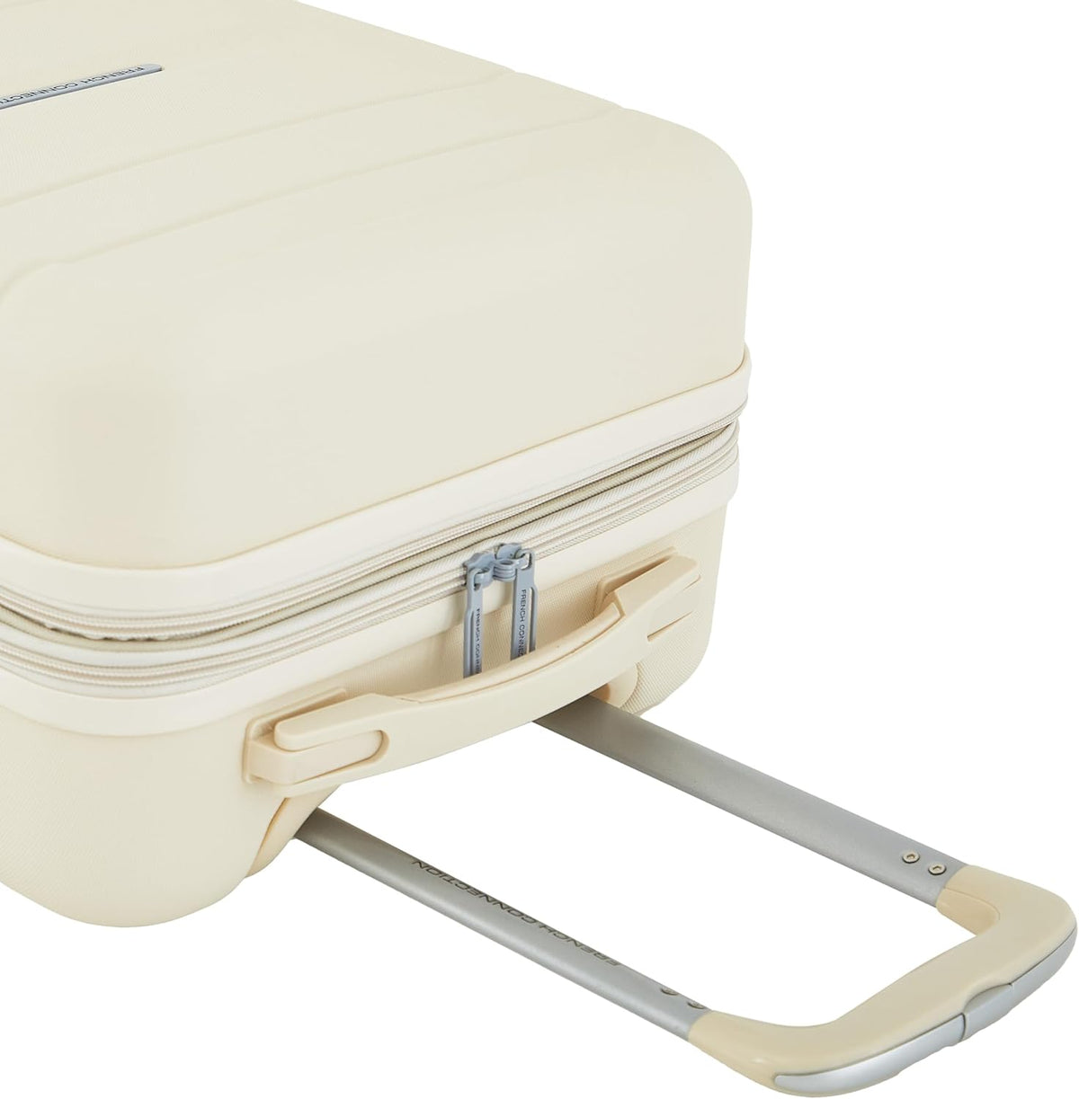 St. Martin Carry-On Luggage with Cup Holder/USB Ports, Whitecap Gray