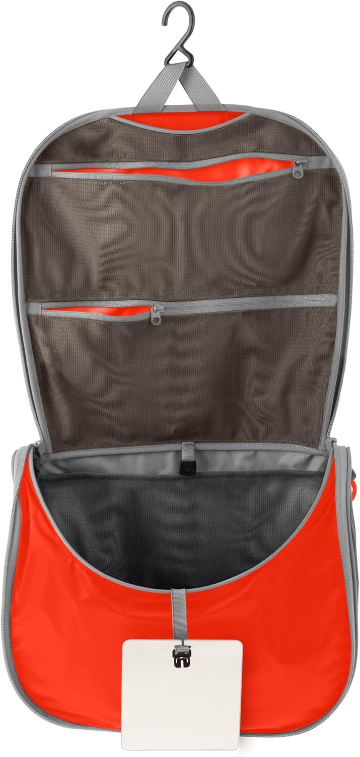 Large Hanging Toiletry Bag, Travel Organizer for Men and Women, HighRise Grey