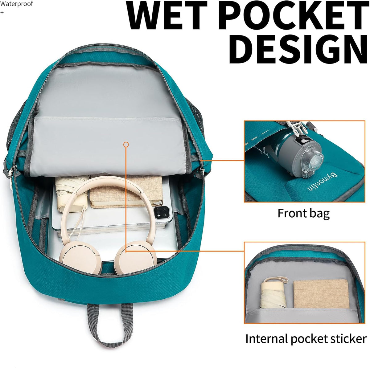 35L Lightweight Packable Backpack – Durable Foldable Daypack for Travel, Hiking, and Gym (Sky-Blue)