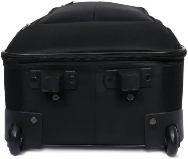 Pilot Carry On 18" Softside 2 Wheel Luggage for Travel, Black