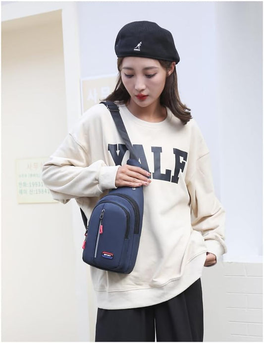 Shoulder Bag Waterproof Crossbody Travel Sling Chest Leisure Backpack