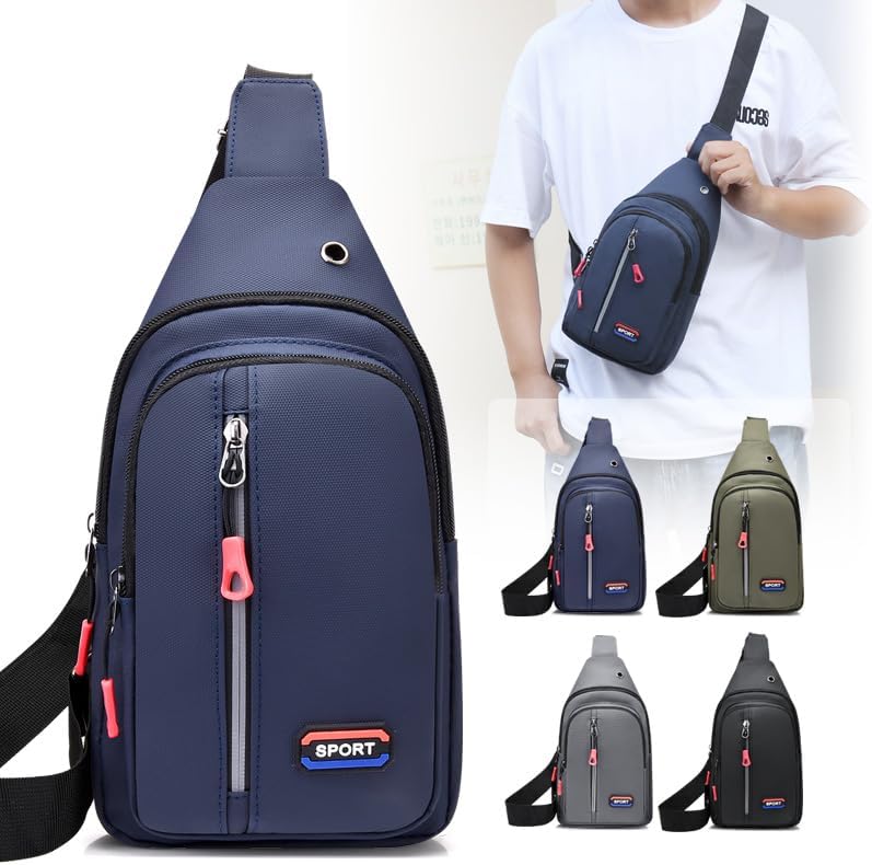 Shoulder Bag Waterproof Crossbody Travel Sling Chest Leisure Backpack