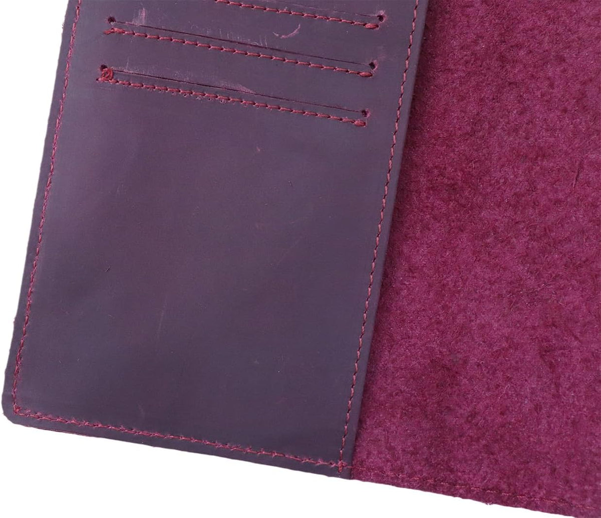 RFID Blocking Passport Holder Travel Wallet (Brown)