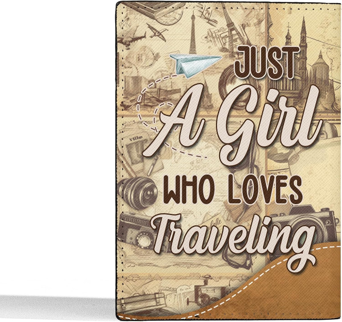 Personalized Name Travel Queen Leather Passport Wallet Fun Unique Gift for Traveler Custom Travel Accessory Passport Holder Gift for Girl Traveling Lover 8