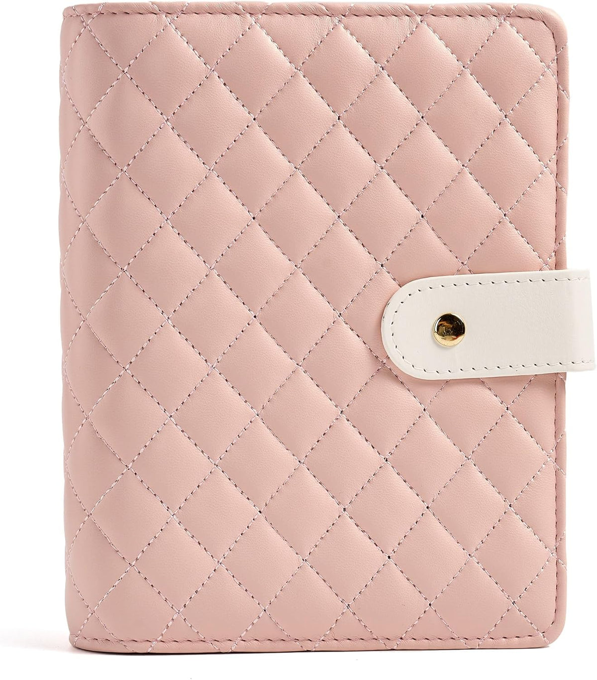 Women’s Travel Jewelry Case - Jewelry Ponch PU Leather Bag Ring Binder Organizer with Zipper Velvet Jewelry Pouches Bags - Cream White