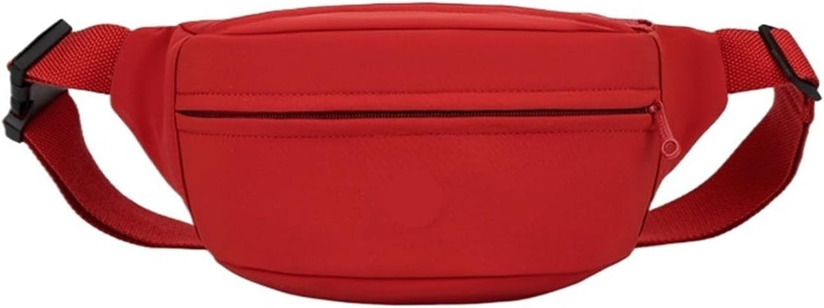 Waist Packs Shoulder Bags For Women Waterproof Purses Travel Bag(Red)