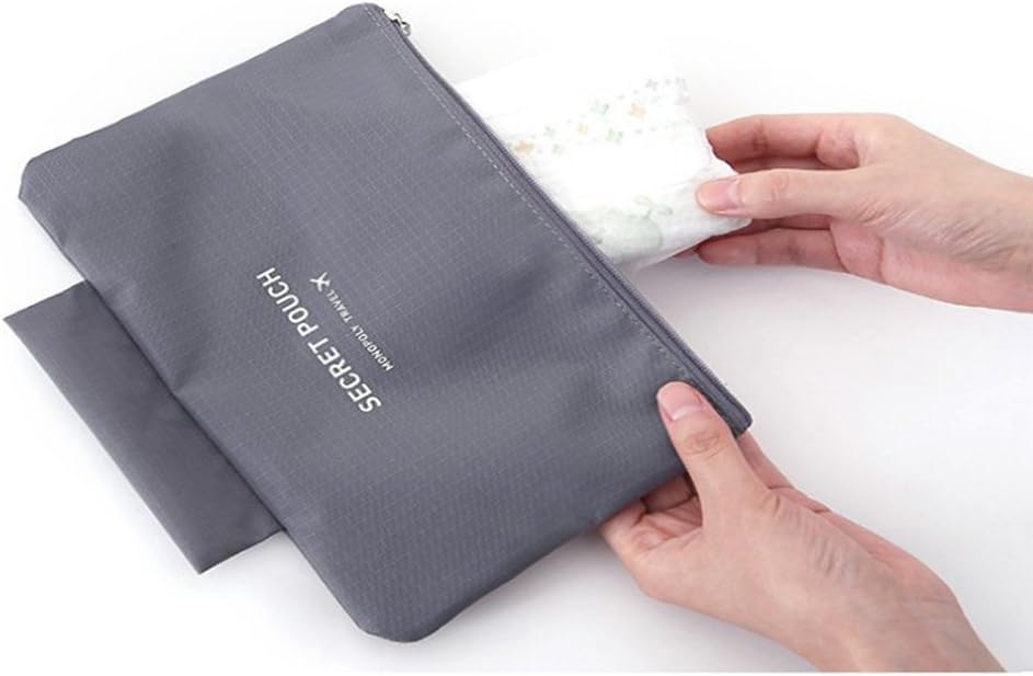 Vpang Portable Multi-Functional Socks Underwear Bra Organizer Case Travel Storage Bag Packing Cube Cosmetic Bag (Gray)