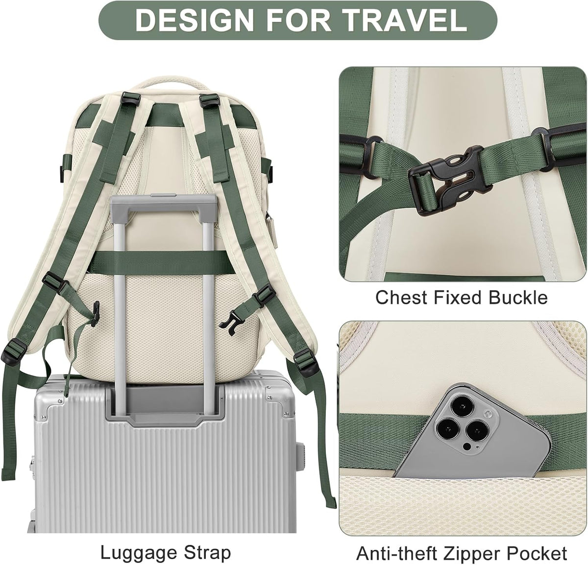 Travel Backpack Carry On Backpack Personal Item Travel Bag Mochila De Viaje Carry On Backpack For Airplanes Traveling Backpack For Women Gym Backpacks College Backpacks Sapphire Blue - Colors B