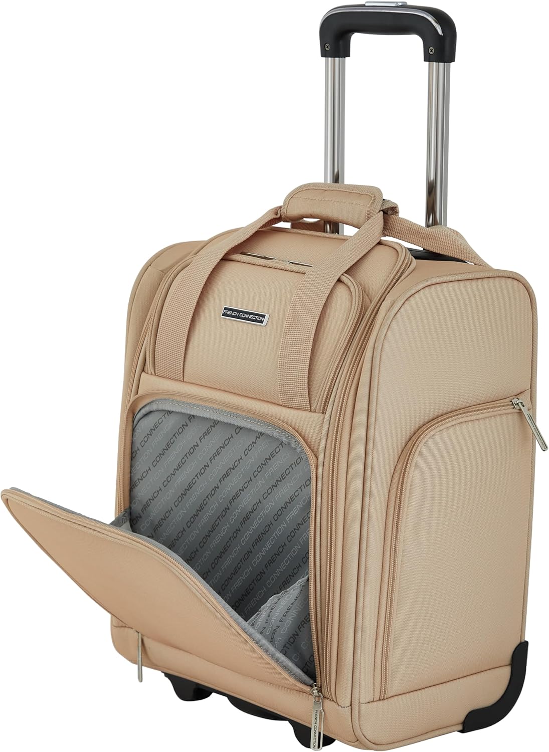 16" Underseat Carry-On Luggage with USB/USB-C Ports, Blue Depths