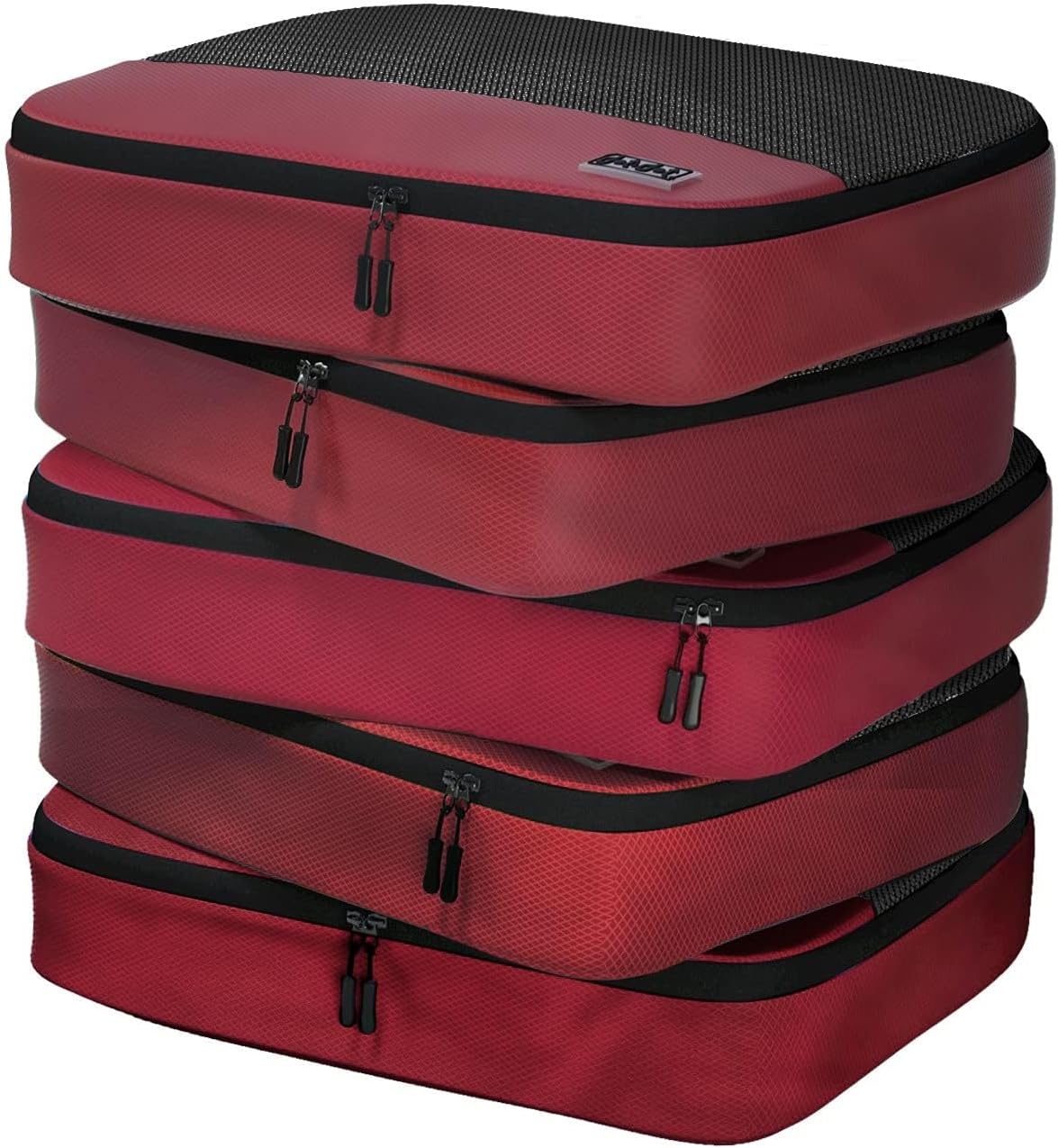 Large Packing Cubes for Travel - 5pc Packing Cubes for Suitcases - Lightweight Luggage Organizer Bags (Compression)