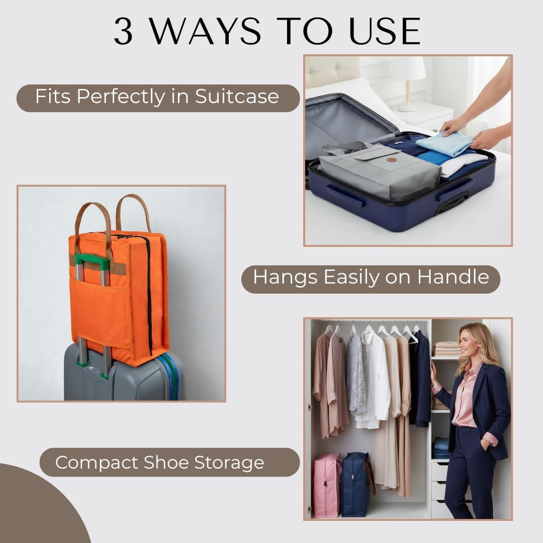Shoe Bag for Travel, Portable Storage Organizer for Women and Men