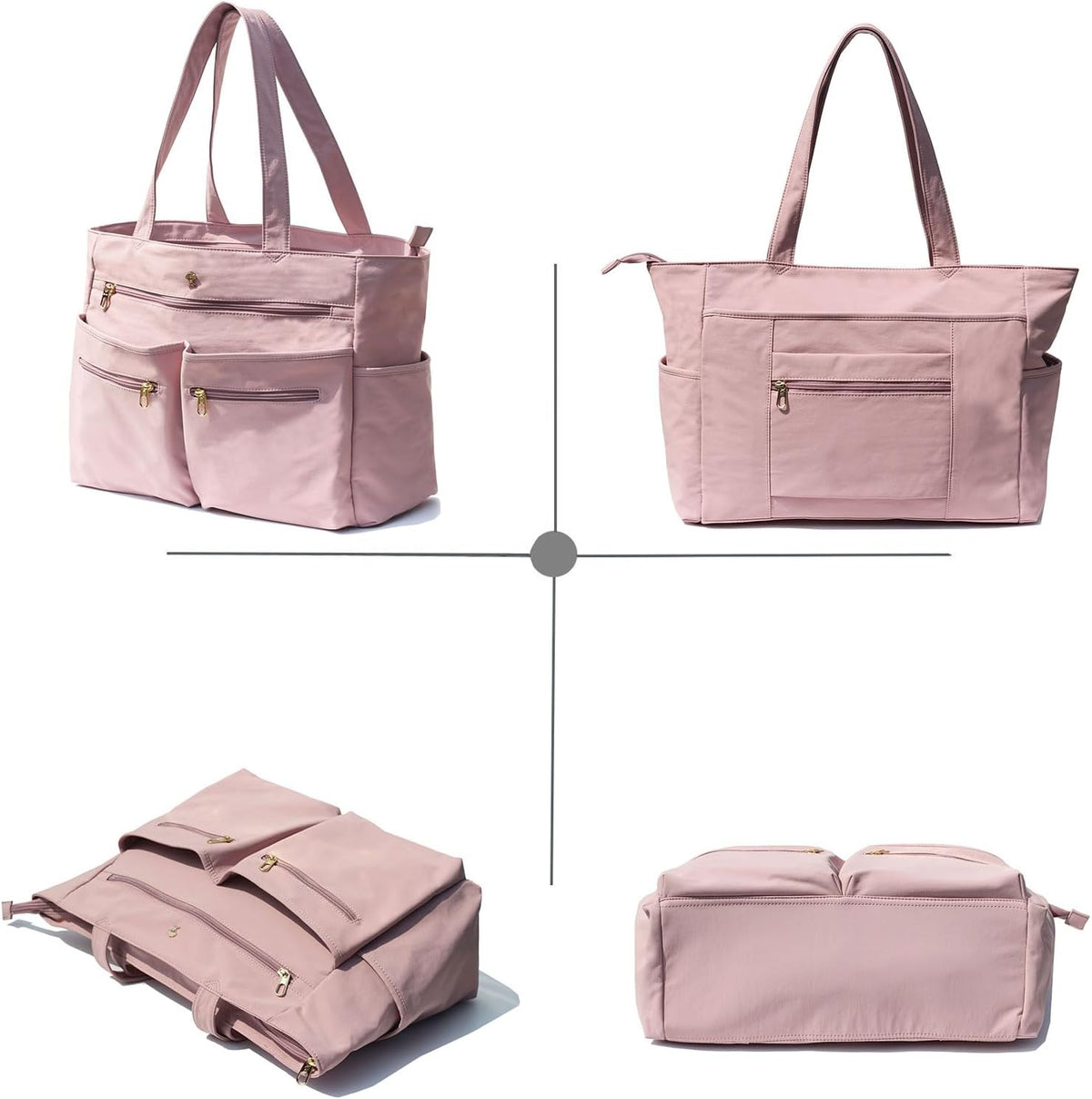 Weekender Bag Carry On Bag Overnight Tote Travel Duffle with 13 Pockets for Travel,Work,Gym,Beach,Teacher,Nurse