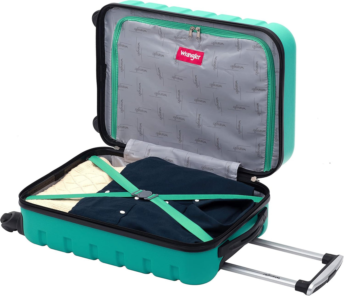 21.5" Spinner Carry-On Luggage, Navy Blue