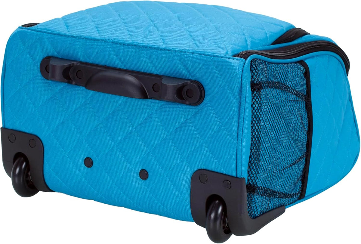 Melrose Upright Wheeled Underseater Carry-On Luggage, Purple