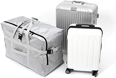 Extra Large Travel Duffel Bag with Trolley Sleeve Weekender Overnight Carry On Checked Luggage Bag Oversized Carry On Checked Luggage Bag Hospital Bag Tote Handbag Bag Anti Theft Travel Tote 28'',120L