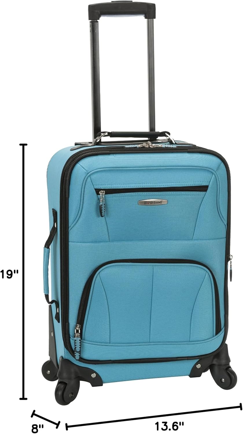 Pasadena Expandable Spinner Carry-on 19", Black