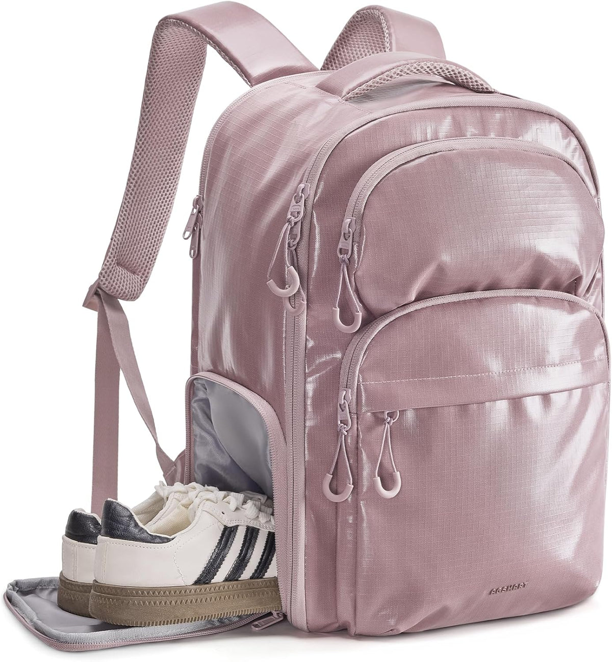 30L Travel Backpack, 15.6 Inch Carry On Backpack Flight Approved, Water Resistant Weekender Bag Daypack, Camel