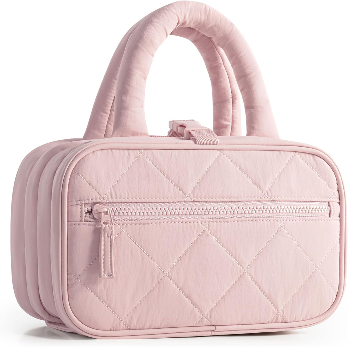 Travel Hanging Toiletry Bag for Women, Makeup Organizer with Hook | 360ยฐ swivel hook for easy access, 5-section organizer, brush slots & lightweight comfort