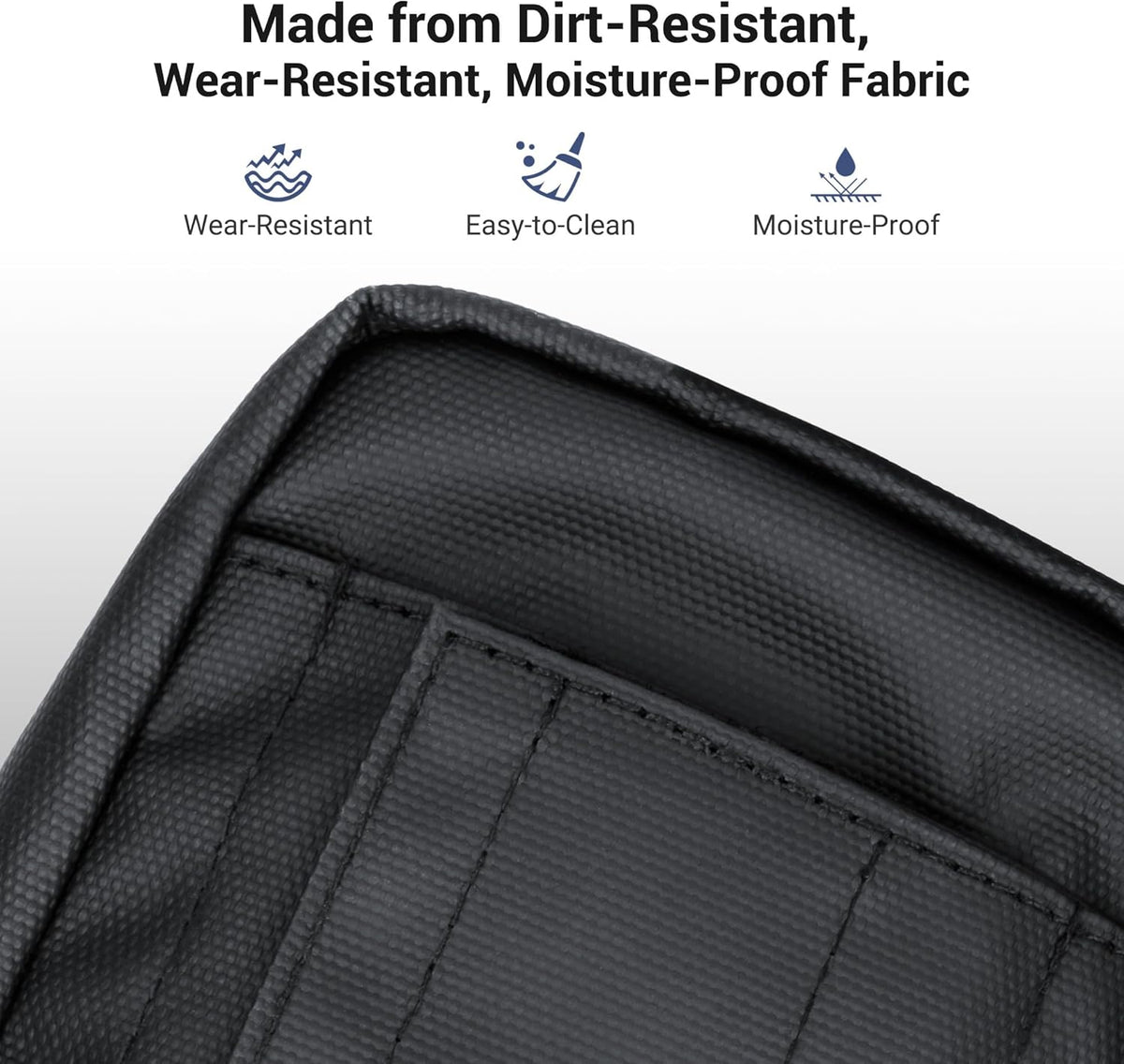 Travel Dual Phone Holster Waist Crossbody Bag Fits 4.5-6.7" Phone | dual zipper pockets, holds 2 phones, Belt crossbody carry, with Shoulder Strap for 4.5-6.8 Inch 17 16 15 Pro Max 26 S25 phone