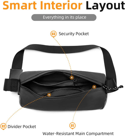 Water Resistant Sling Bag, Small | Crossbody Bag for Men Women