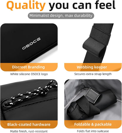 Water Resistant Sling Bag, Small | Crossbody Bag for Men Women