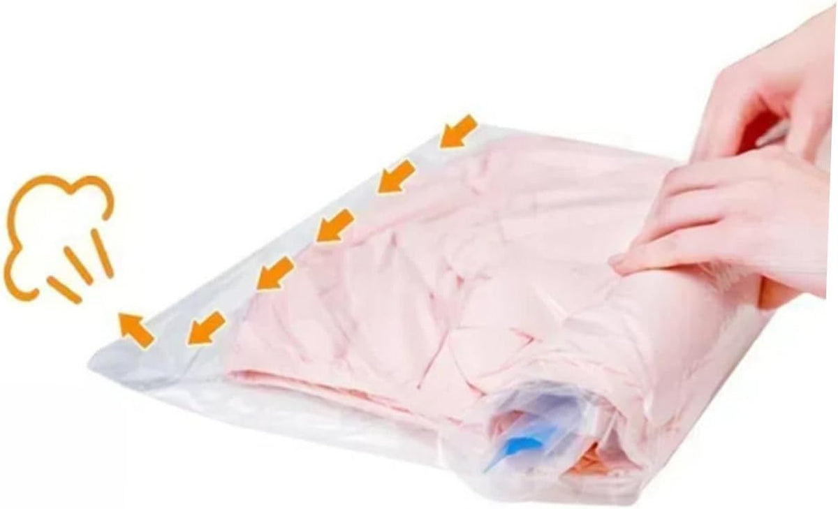 12pcs Travel Space Saver Bags Roll up Compression Bags Compact Travel Storage Moisture Packaging Pouches Easy to Identify