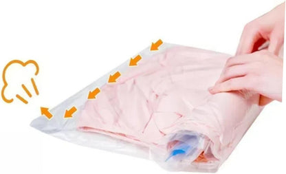 12pcs Travel Space Saver Bags Roll up Compression Bags Compact Travel Storage Moisture Packaging Pouches Easy to Identify