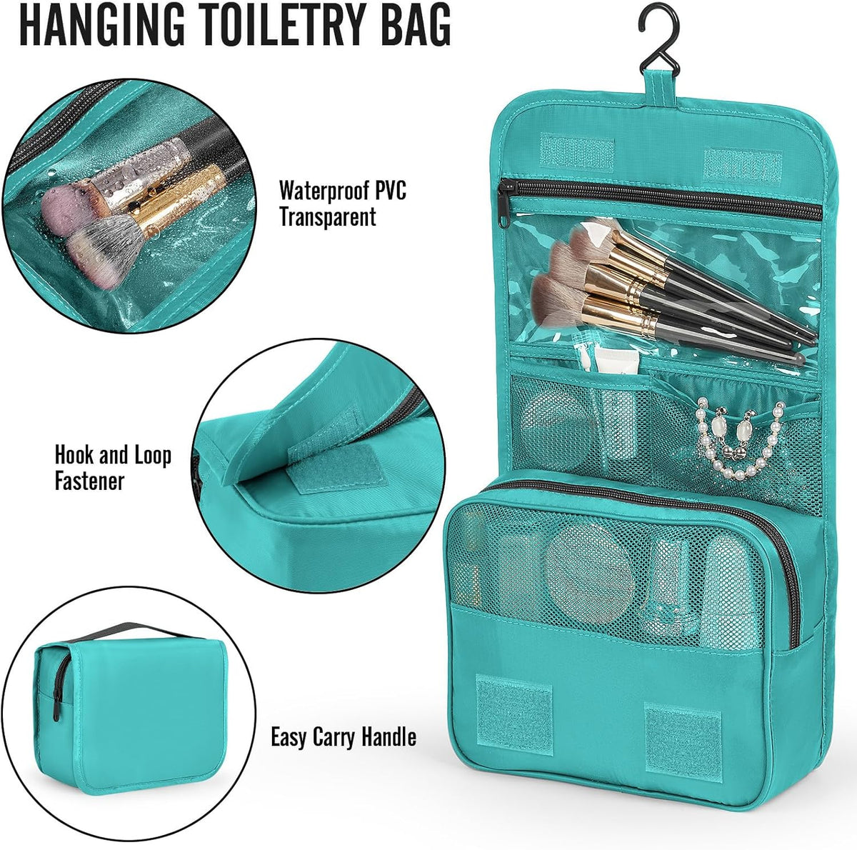10 Set Packing Cubes for Travel Essentials, Suitcase Organizer Bags in 4 Sizes, Carry-On Luggage Accessories with Laundry Bag, Airplane Must Have with 99-Count Mesh Holes