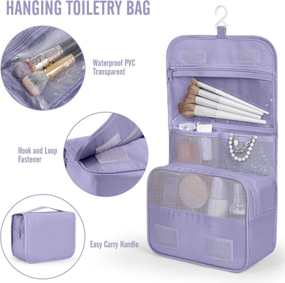 10 Set Packing Cubes for Travel Essentials, Suitcase Organizer Bags in 4 Sizes, Carry-On Luggage Accessories with Laundry Bag, Airplane Must Have with 99-Count Mesh Holes