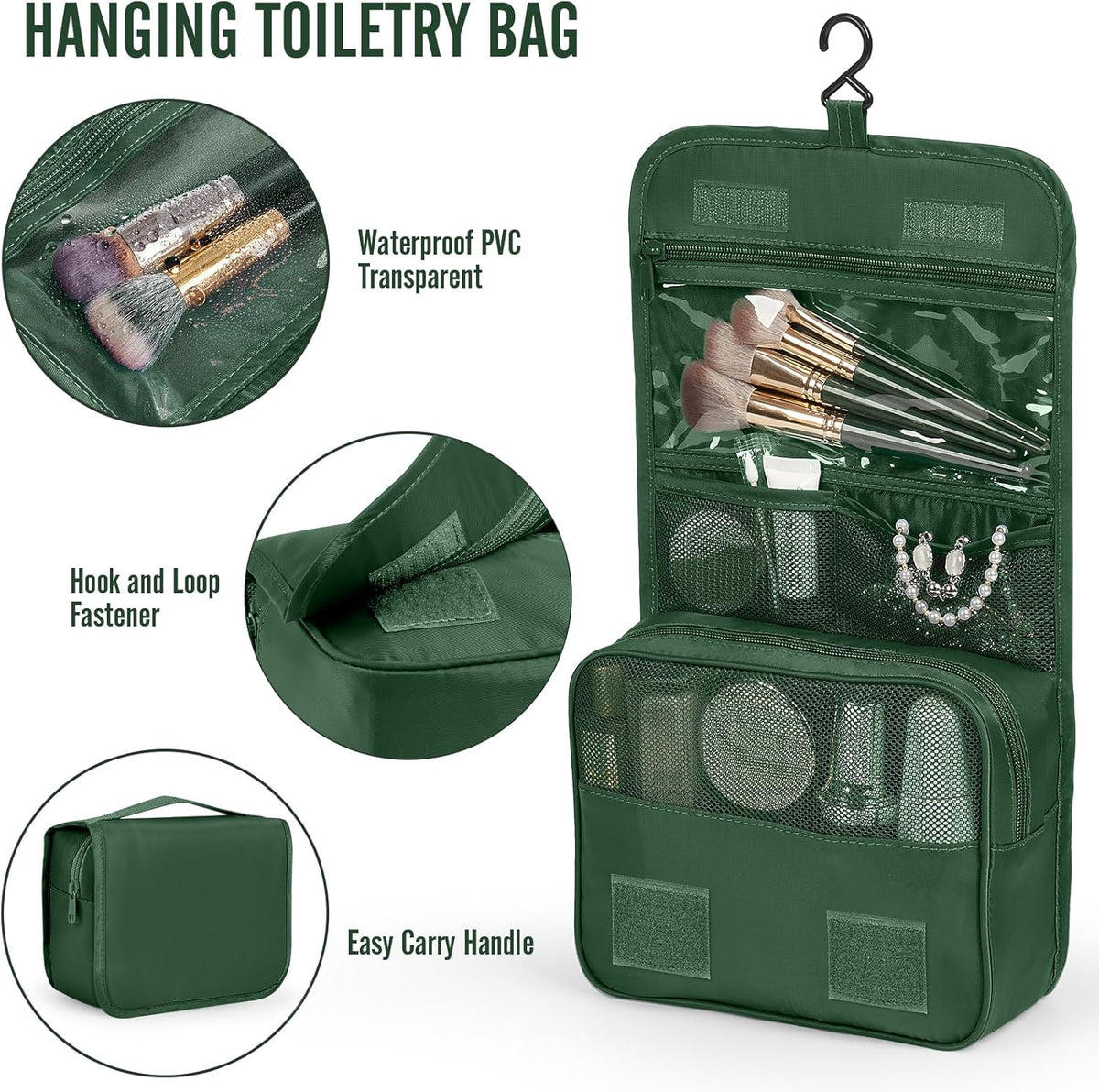 10 Set Packing Cubes for Travel Essentials, Suitcase Organizer Bags in 4 Sizes, Carry-On Luggage Accessories with Laundry Bag, Airplane Must Have with 99-Count Mesh Holes
